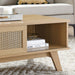 Modway Soma Coffee Table Living Room Furniture in Brown - Detail View