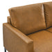 Evermore Right-Facing Vegan Leather Sectional Sofa - view 8