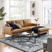 Evermore Right-Facing Vegan Leather Sectional Sofa - Modway \living\sectionals