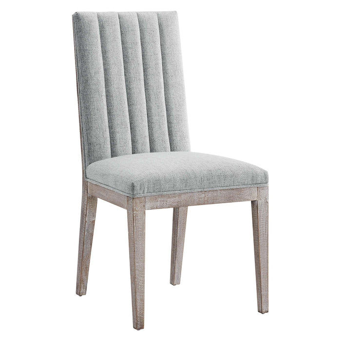 Maisonette French Vintage Tufted Fabric Dining Side Chair