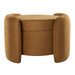 Modway Nebula Upholstered Performance Velvet Ottoman Living Room Furniture - Dimensions