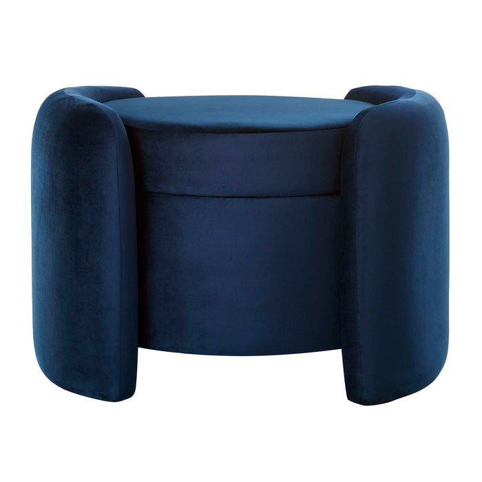 Modway Nebula Upholstered Performance Velvet Ottoman Living Room Furniture - View 14