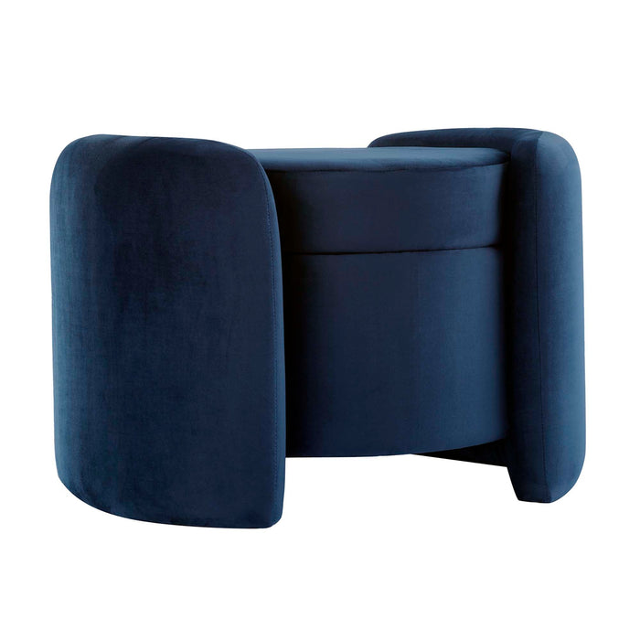 Modway Nebula Upholstered Performance Velvet Ottoman Living Room Furniture - View 28