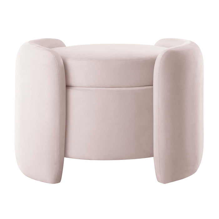 Modway Nebula Upholstered Performance Velvet Ottoman Living Room Furniture - View 23