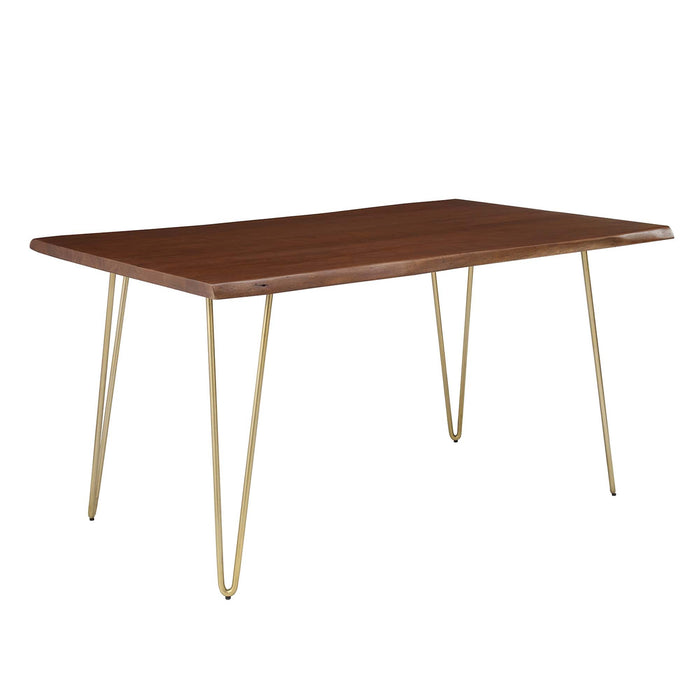 Ardor 60" Live Edge Acacia Wood Acacia Wood Dining Table