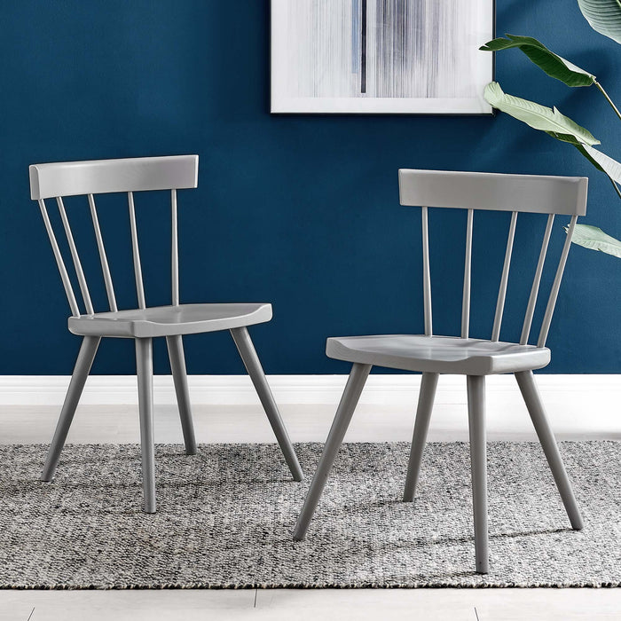 Modway Sutter Wood Dining Side Chair Set of 2 - View 10