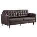 Exalt Tufted Leather Sofa - alternate angle view