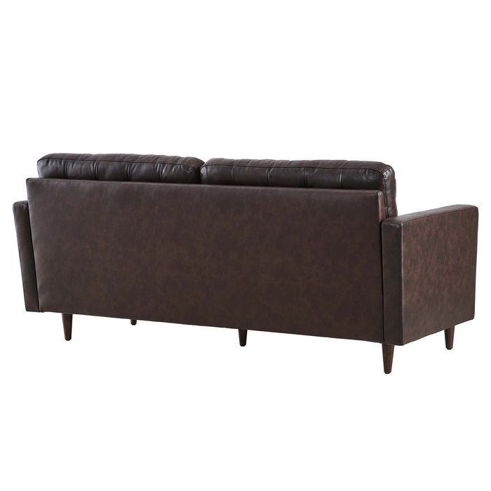 Exalt Tufted Leather Sofa - view 6
