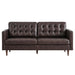 Exalt Tufted Leather Sofa - view 7