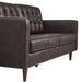 Exalt Tufted Leather Sofa - view 8