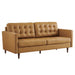 Exalt Tufted Leather Sofa - view 11