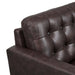 Exalt Tufted Leather Loveseat - view 7