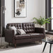 Exalt Tufted Leather Loveseat - Modway \living\loveseats