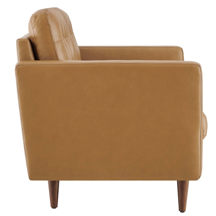 Exalt Tufted Leather Loveseat - view 13