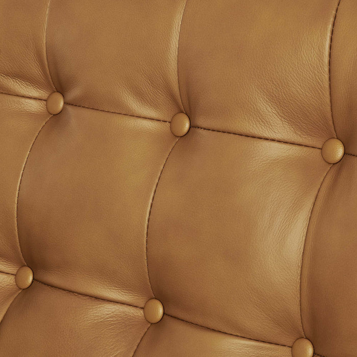 Exalt Tufted Leather Loveseat - view 17