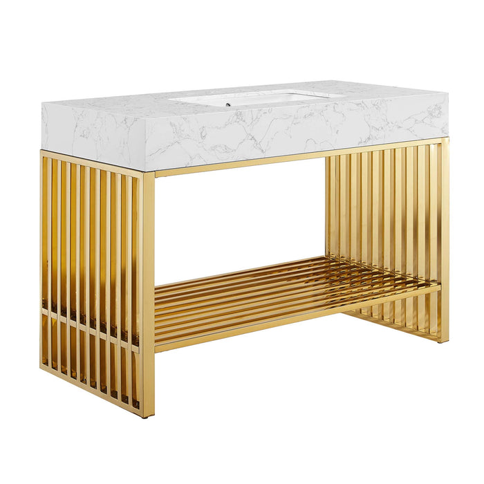 Gridiron Bathroom Vanity Basin Included