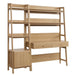 Bixby 2-Piece Wood Office Desk and Bookshelf - alternate angle view