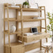 Bixby 2-Piece Wood Office Desk and Bookshelf - Modway \living\bookshelves
