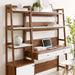 Bixby 2-Piece Wood Office Desk and Bookshelf - view 11