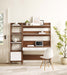 Bixby 2-Piece Wood Office Desk and Bookshelf - view 14