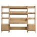 Bixby 3-Piece Wood Office Desk and Bookshelf - view 5