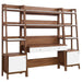 Bixby 3-Piece Wood Office Desk and Bookshelf - view 12