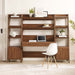 Bixby 3-Piece Wood Office Desk and Bookshelf - view 8