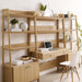 Bixby 3-Piece Wood Office Desk and Bookshelf - Modway \living\bookshelves