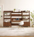 Bixby 3-Piece Wood Office Desk and Bookshelf - view 9
