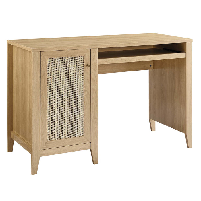 Modway Soma 47" Office Desk in Brown