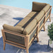 Clearwater Outdoor Patio Teak Wood Sofa - view 15
