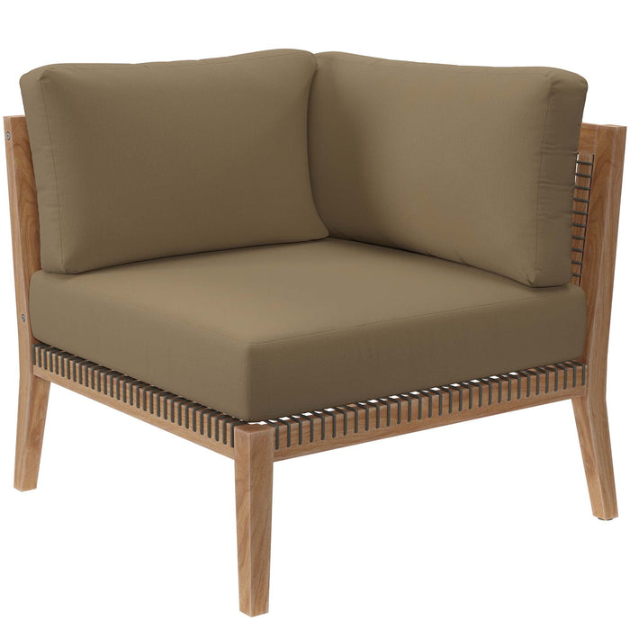 Clearwater Outdoor Patio Teak Wood Sofa - view 16