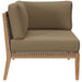 Clearwater Outdoor Patio Teak Wood Sofa - view 18
