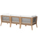 Clearwater Outdoor Patio Teak Wood Sofa - view 43