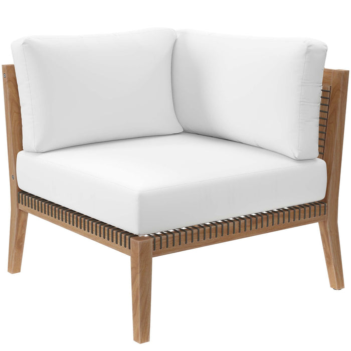 Clearwater Outdoor Patio Teak Wood Sofa - view 38