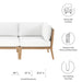 Clearwater Outdoor Patio Teak Wood Sofa - view 36
