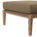 Clearwater Outdoor Patio Teak Wood 6-Piece Sectional Sofa by Modway - view 28