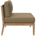 Clearwater Outdoor Patio Teak Wood 5-Piece Sectional Sofa by Modway - view 18
