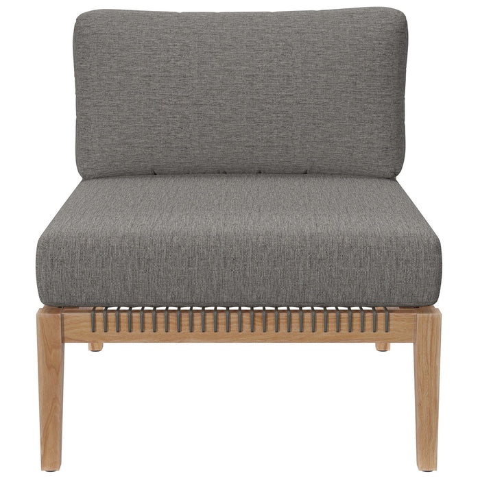 Clearwater Outdoor Patio Teak Wood 6-Piece Sectional Sofa by Modway - accessory view