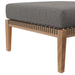 Clearwater Outdoor Patio Teak Wood 6-Piece Sectional Sofa by Modway - installation view