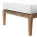 Clearwater Outdoor Patio Teak Wood 6-Piece Sectional Sofa outdoor patio sectional seating detail