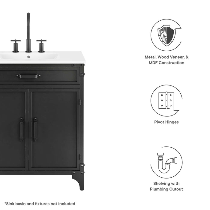 Steamforge Bathroom Cabinet Basin Not Included