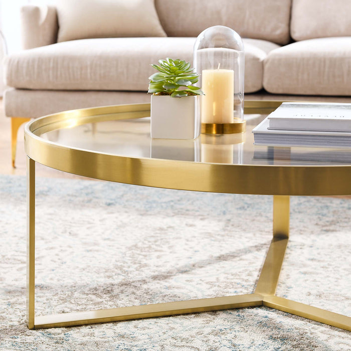 Relay Coffee Table Gold
