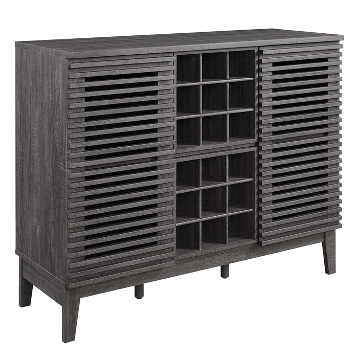 Render Bar Cabinet - alternate angle view