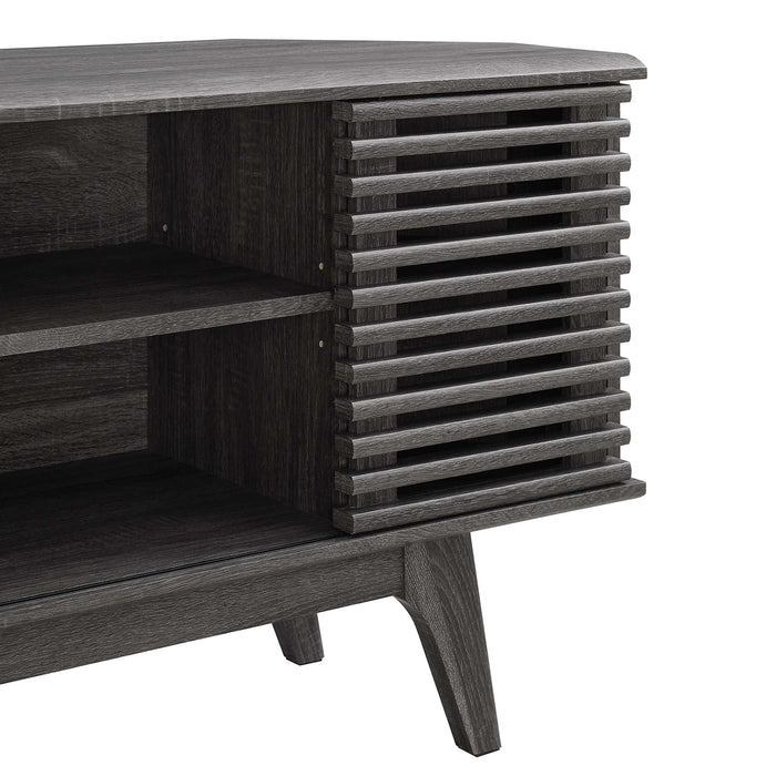 Modway Render 46" Corner TV Stand Living Room Furniture - Installation View