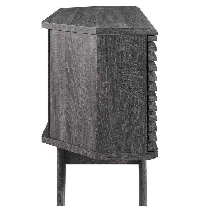 Modway Render 46" Corner TV Stand Living Room Furniture - Close-Up