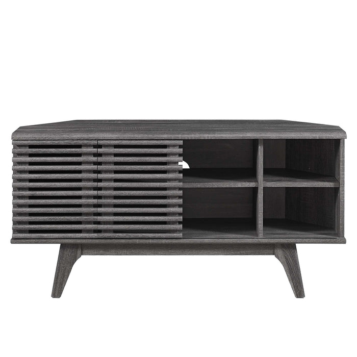 Modway Render 46" Corner TV Stand Living Room Furniture - Dimensions