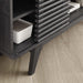 Modway Render 46" Corner TV Stand Living Room Furniture in Brown - Detail View
