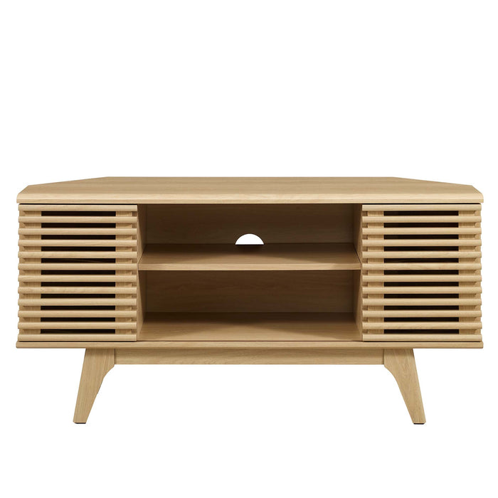 Modway Render 46" Corner TV Stand Living Room Furniture - View 13
