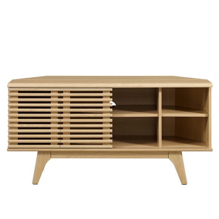 Modway Render 46" Corner TV Stand Living Room Furniture - View 14